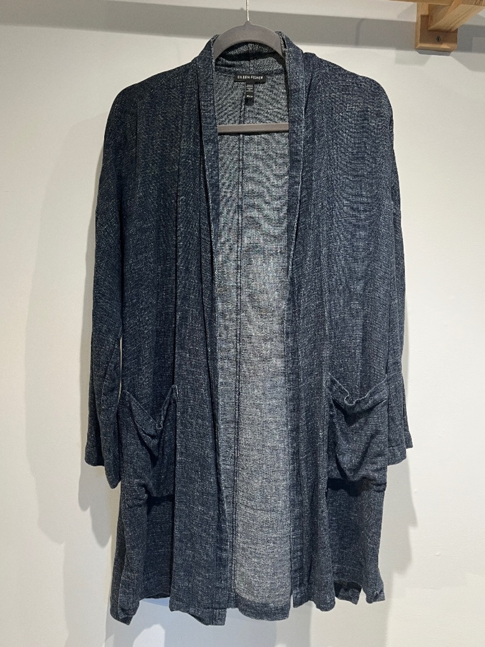 Eileen Fisher long open jacket/cardigan